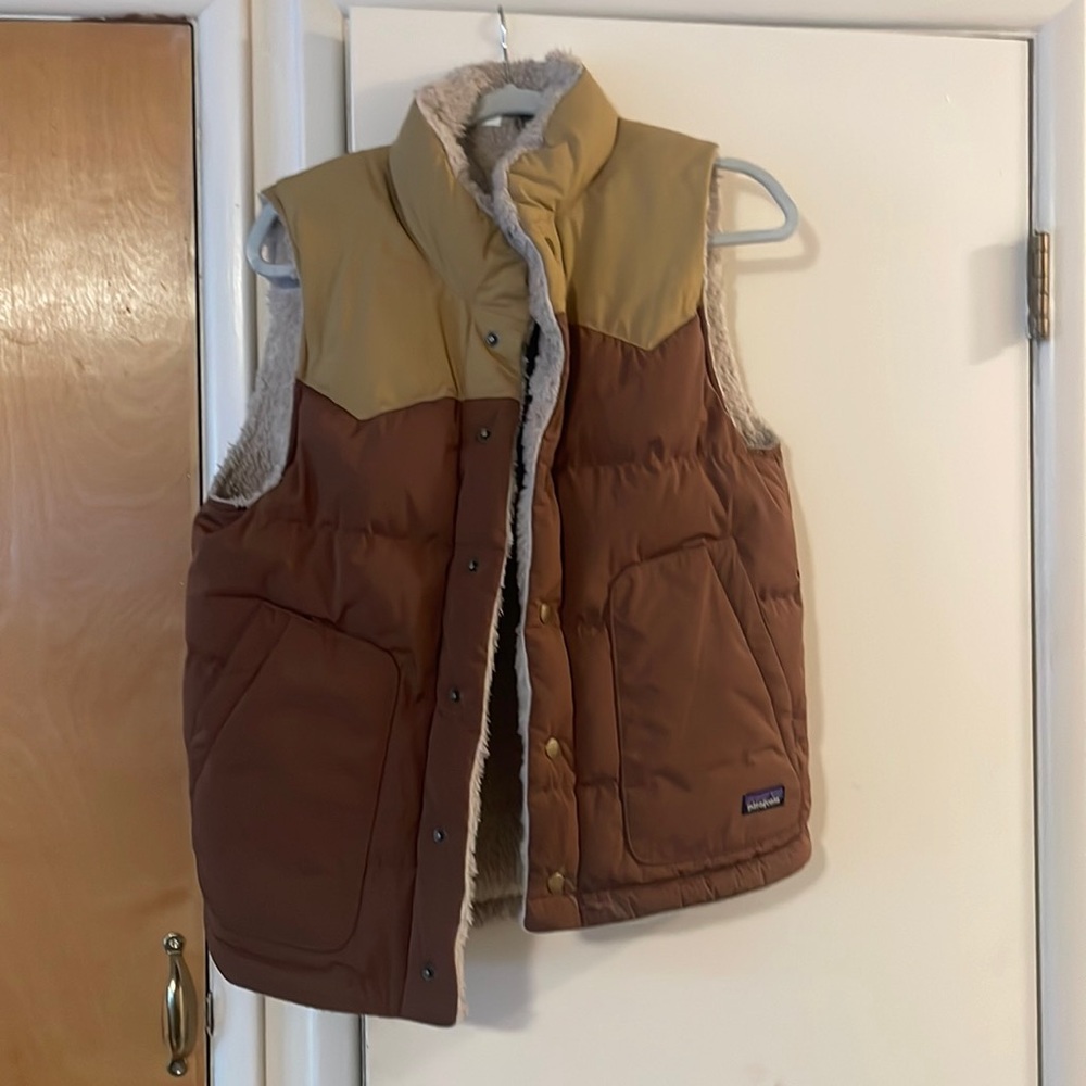 Patagonia Men's Reversible Bivy Down Vest Size Small